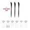 Smarty Had A Party Solid Black Moderno Disposable Plastic Dinner Knives (480 Knives), 480PK 9330-BKN-CASE - alternate 9