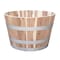 Real Wood Products 16.5 in. H X 26 in. W X 26 in. D Wood Half Wine Barrel Planter Natural G3054 - alternate 6