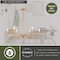 Vaxcel Annabelle 6-Light 30 in. Wide Brass Gold Farmhouse Candle Chandelier H0318 - alternate 7