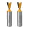 Powertec 14 Degree Dovetail Router Bit, 1/2 in. Cutting Diameter, 1/2 in. Shank, 1/2 in. Depth, 2PK 73052-P2N - alternate 1