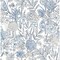 Chesapeake Goldfinch Blue Birds and Blooms Wallpaper 4148-27414 - alternate 1