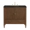 James Martin Vanities Myrrin 36" Vanity, Mid Century Walnut, w/ 3 CM Phantome Eclos Top 485-V36-WLT-3PHT - alternate 1