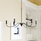 Vaxcel Annabelle 6 Light Black Farmhouse Candelabra Chandelier H0265 - alternate 6