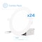 Infibrite 6 In 6000K Clear White 12W 1050LM LED Ceiling Light Kit, Dimmable, Wet Rated, 24PK IB-002-6-12W-WH-24PK - alternate 1