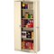 Tennsco Shelving Storage Cabinet, 78 in H, 36 in W, 24 in D, Swing, Keyed, Putty, 4 Shelves, 0 Drawers 7824PY - alternate 1