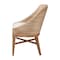 Bali & Pari Jasper Woven Seagrass Dining Chair, White Wash 265-14530-ZORO - alternate 6