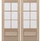 Doornmore G7506, 74.5" x 82" ( 2x36" Door) Left Hand, Mahogany SDL 6 Lite, 3/4 Lite Exterior Door G7506-SW-3680_2_LI - alternate 10