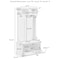 Crosley Shoreline Hall Tree CF6030-NV - alternate 8