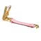 Tie 4 Safe 2'' x 12'' Fixed End w/ Ratchet and Wire J Hook. WLL: 3,333 LBS Pink RT04CK-501S-WH05-PK-C-1 - alternate 1
