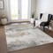 Homeroots 3' X 5' Ivory And Gray Abstract Washable Indoor Outdoor Area Rug 617734 - alternate 5