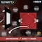Nuwatt 4 Inch 2 Hour Black Square Fire Rated Recessed Lighting, Wafer LED Lights 2700K-5000K, 900LM, 12PK NW-P-SQDL-4-12W-5CT-FR-BLK-12P - alternate 8