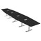Skutchi Designs 18 Person Conference Table With Power Unit | 18' Hexagon Table | Harmony Series HAR-HEX.IR-48X216-T-U999ST19-ESIL - alternate 1