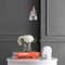 Jonathan Y Cleo 5.5" Adjustable Metal/Glass LED Pendant, Brass Gold JYL3518B - alternate 11