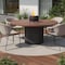 Homeroots 5in Black And White Bioethanol Portable Tabletop Firepit 654322 - alternate 3