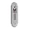 Homeroots 12" X 4" Gray and Brown Handcrafted Mens Room Metal Wall Decor 483332 - alternate 5
