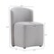 Manhattan Comfort Hearth Upholstered Side Chair in Light Gray DC1539-2 - alternate 8