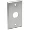 Eaton Tripp Lite Series 1-Port Single Gang Faceplate, Stainless Steel, Industrial Grade, IP44, TAA N206-FP01-IND - alternate 1