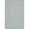 Homeroots 2' X 3' Aqua And Ivory Geometric Indoor Outdoor Area Rug 573876 - alternate 1
