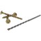 Grk Fasteners CALIBURN XL Heavy-Duty Concrete Screw, 19/64" Dia x 3-1/2" L, Steel, 3200 lb Capacity, 25PK 57778 - alternate 4