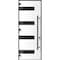 Vdomdoors Front Exterior Prehung Steel Door Ronex0131 Grey 96 Entry Metal Modern Painted W36xH96 Right hand RONEX0131EXD-GRE-W36xH96-RH-I - alternate 1