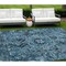 Homeroots 9' X 12' Denim and Gray Oriental Washable Non Skid Indoor Outdoor Area Rug 563752 - alternate 1