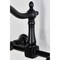 Kingston Brass Two-Handle Wall Mount Bridge Kitchen Faucet, Matte Black KS1260WLL - alternate 5