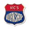 Signmission Vic's Workshop, 6 Inch X 6 Inch, Plastic Sign SHI-P-6-489-VIC - alternate 1