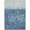 Homeroots 10' X 14' Navy Blue And Silver Abstract Washable Indoor Outdoor Area Rug 632082 - alternate 7