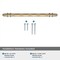 Amerock London 8 in 203 mm Center-to-Center Golden Champagne/Black Chrome Cabinet Pull BP36663BBZBCR - alternate 5