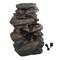 Pure Garden 3-Tier LED Waterfall Fountain, Brown 50-0006 - alternate 5