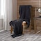 Homeroots Blue Gray Woven 100% Cotton Throw Blanket 519071 - alternate 6