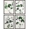 Homeroots Set Of Four Forest Foliage Black Framed Print Wall Art, 4PK 526039 - alternate 5
