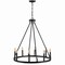 Jonathan Y Oberto 28" 8-Light Iron Classic Industrial Ring LED Chandelier, Oil Rubbed Bronze JYL7496A - alternate 7