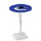 Holland Bar Stool Co 42" Chrome Vancouver Canucks Pub Table, 36" dia. Top L217C4236VanCan - alternate 1