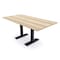 Skutchi Designs 6ft Conference Table With Power Unit | 6 Person Modular Rectangular Meeting Table | Harmony Series HAR-REC-36x72-T.BK-K525-NA - alternate 1