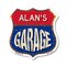 Signmission Alan's Garage, 12 Inch X 12 Inch, Plastic Sign SHI-P-12-383-ALAN - alternate 1