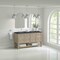 James Martin Vanities Breckenridge 60 in. Double Vanity, Whitewashed Oak, w/ 3 CM Charcoal Soapstone Quartz Top 330-V60D-WWO-3CSP - alternate 5