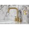 Kingston Brass Widespread Bathroom Faucet with Brass Pop-Up, Brushed Brass FSC8933KPS - alternate 3