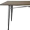 Homeroots 55" Gray Metal Dining Table 555170 - alternate 4