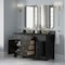 James Martin Vanities Brookfield 60" Double Vanity, Black Onyx, w/ 3 CM Phantome Eclos Top 547-V60D-BKO-3PHT - alternate 9