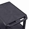 Luxor Utility Cart with Lipped Plastic Shelves, Thermoplastic Resin, 200 lb Load Capacity, 2 Shelves WT26E - alternate 9