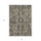 Homeroots 8' X 10' Taupe and Dark Taupe Oriental Washable Non Skid Indoor Outdoor Area Rug 563796 - alternate 5