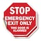 Signmission Exit Sign, Vinyl Decal, 4 in W, 4 in H OC-D-2PACK-4-255 - alternate 1
