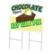 Signmission Chocolate Dipped Key Lime Pie Die Cut Yard & Stake outdoor plastic, 2436-Chocolate Dipped Lime Pie C-DC-2436-DS-Chocolate Dipped Key Lime Pie19 - alternate 1