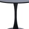Homeroots 32" Black Wood Pedestal Base Round Top Dining Table 568200 - alternate 4