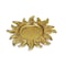 Homeroots 7in Gold Sunburst Cast Iron Handmade Vanity Tray 483183 - alternate 5
