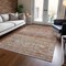 Homeroots 10' X 14' Copper Tan And Beige Floral Washable Indoor Outdoor Area Rug 606193 - alternate 6