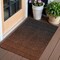 Homeroots 3' X 5' Orange And Charcoal Abstract Washable Indoor Outdoor Area Rug 588966 - alternate 1