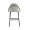 Manhattan Comfort Gracie Barstool in Stone and Black BS022-BST - alternate 7
