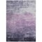 Homeroots 3' X 5' Lavender And Lilac Striped Washable Indoor Outdoor Area Rug 610895 - alternate 6